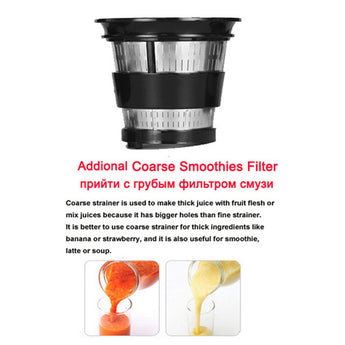 Juicer Low Speed Auger Fruit Vegetable Cold Press Juice